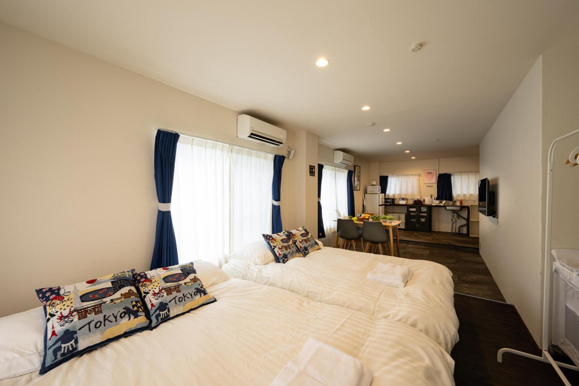 Thunder Hotel -雷門サンダーホテル- 浅草駅から徒歩5分 ベビー用品付き ファミリーも歓迎 大人8名もok!! Tokyo Eksteriør billede